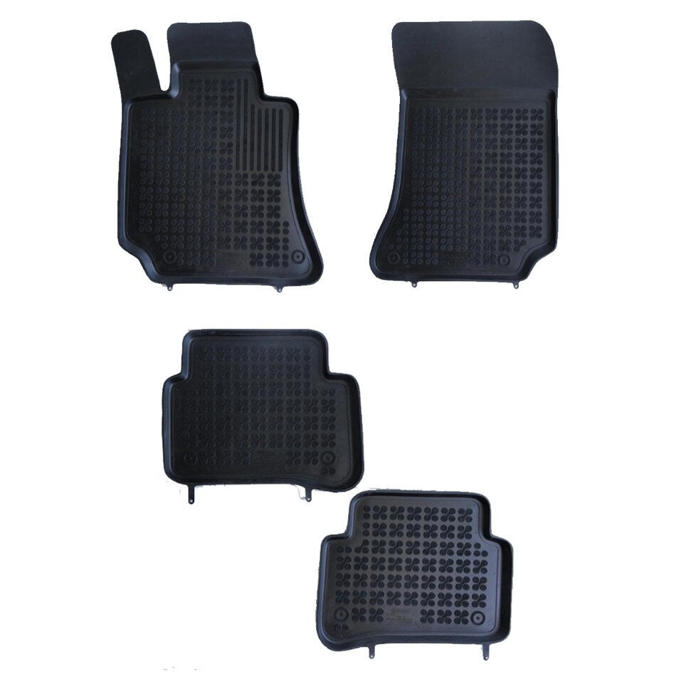 Covoare / Covorase cauciuc MERCEDES E-Klasse W212 2009-2016 presuri stil tip tavita Rezaw