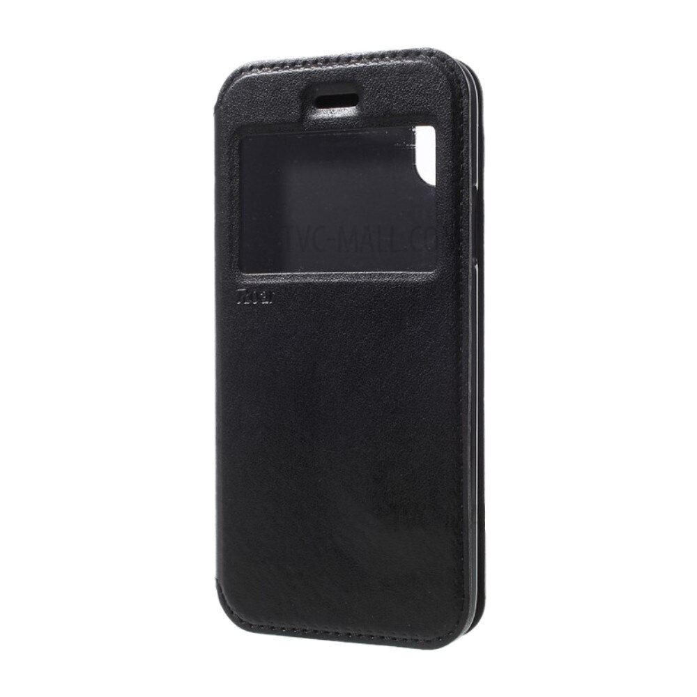 Husa flip wallet Roar Noble pentru iPhone X, negru