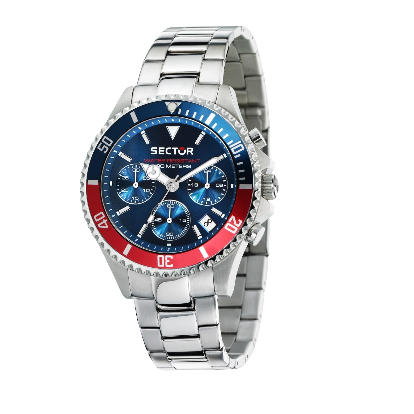 Ceas barbatesc Sector R3273661008 Quartz Argintiu