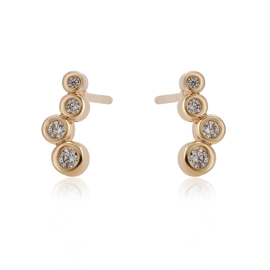 Cercei placati cu aur Stele cazatoare