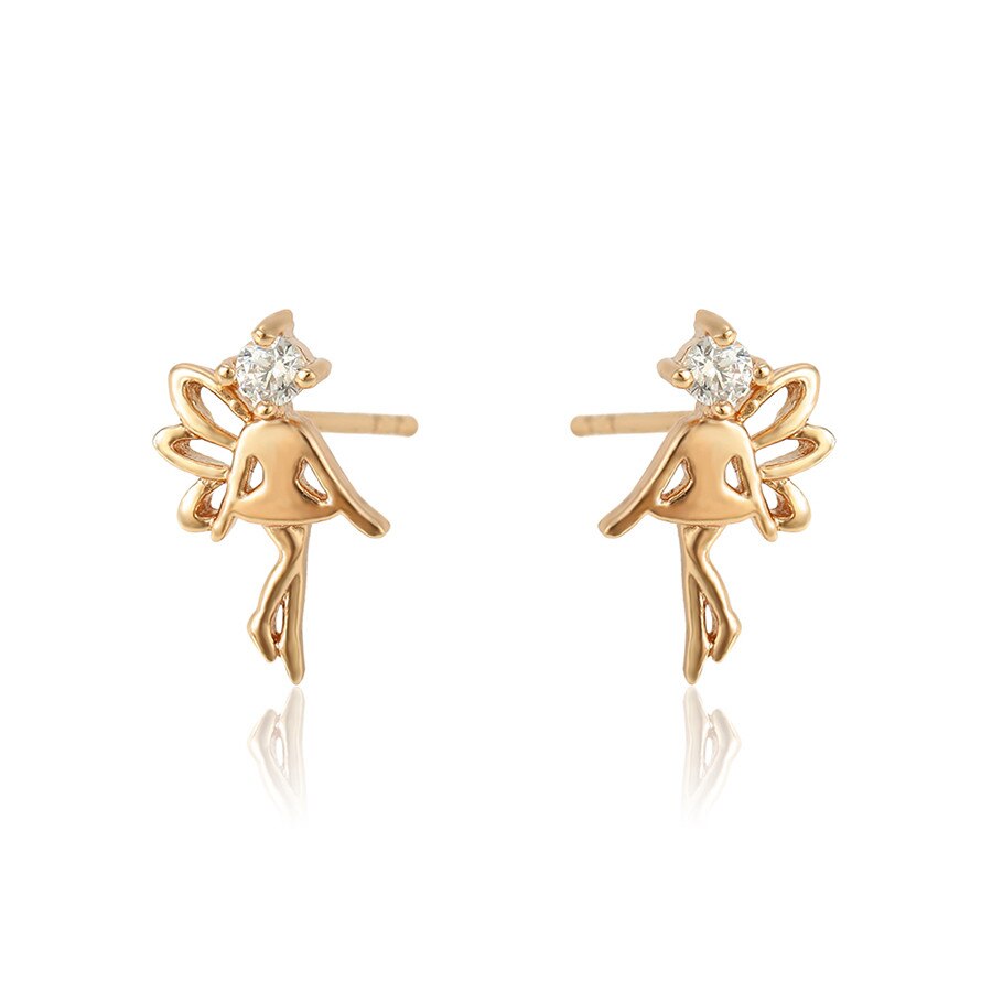 Cercei placati cu aur Madeline