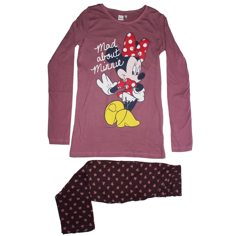 Pijama visinie, pantalon 3/4, Minnie Mouse, 38 (M)