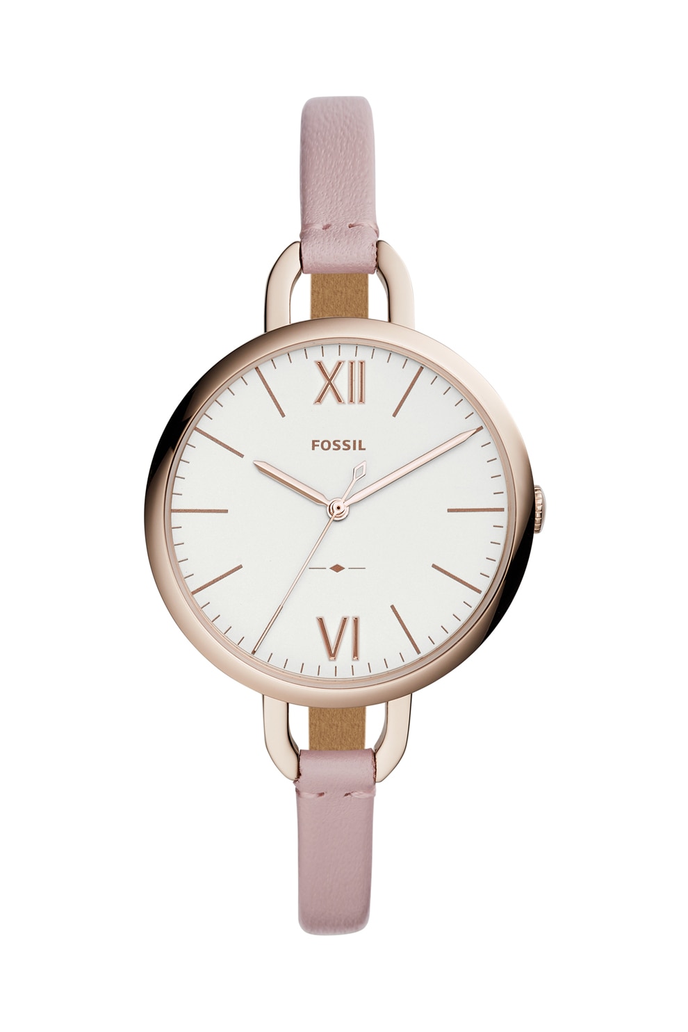 Fossil, Ceas cu o curea de piele, Lila