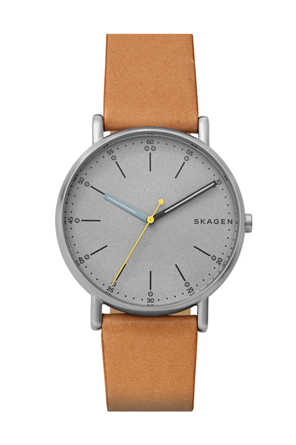 Skagen, Ceas cu o curea de piele Signature