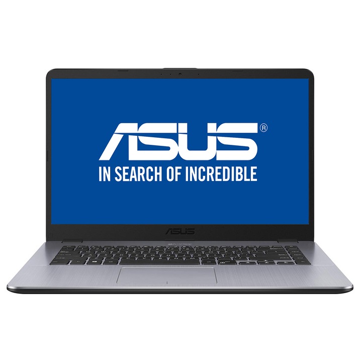 Laptop ASUS X505BA-BR046 cu procesor AMD Dual-Core A9-9420 pana la 3.60 GHz, 15.6", 4GB, 500GB, AMD Radeon R5, Endless OS, Matt Dark Grey