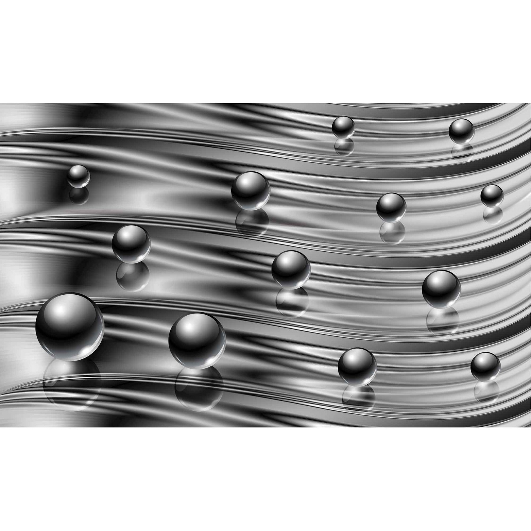 Fototapet DEGRETS 83633 Abstractie gri - negru 3D 184x254cm