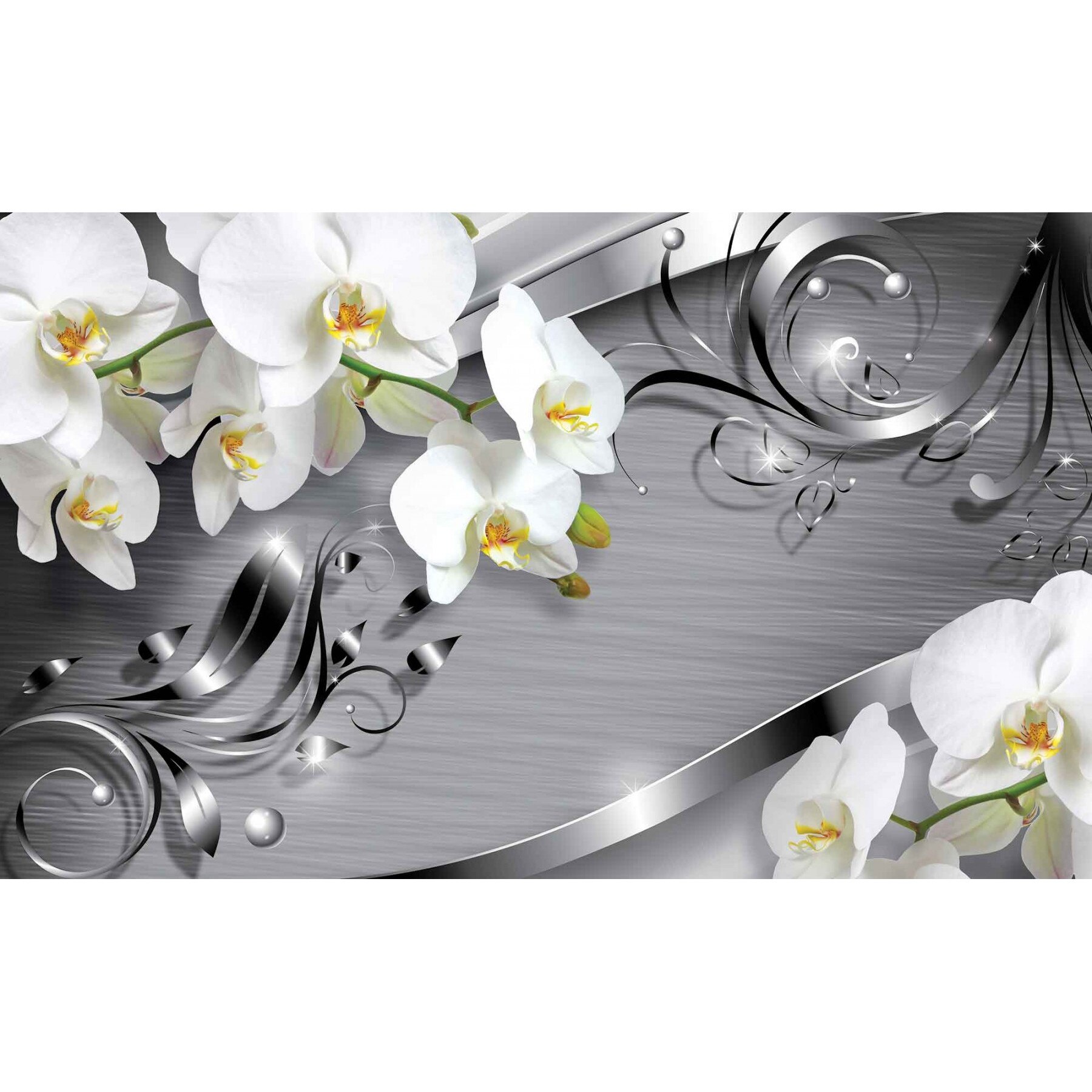 Fototapet DEGRETS 83645 Abstractie Orhidee 4 3D 184x254cm