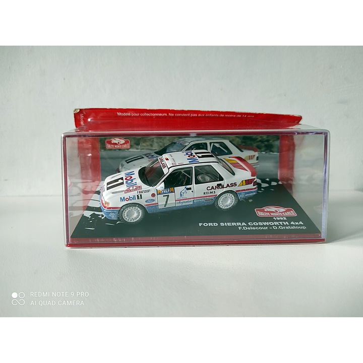 Ixo Ford Sierra Cosworth 4x4 Rally Monte Carlo 1992 1:43 modellautó