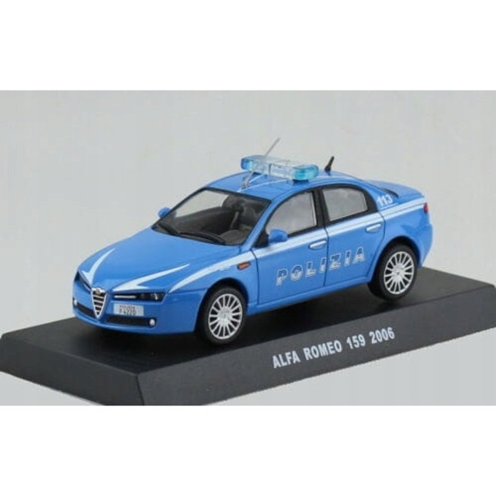 De Agostini Alfa Romeo 159 Polizia fém modell 1:43
