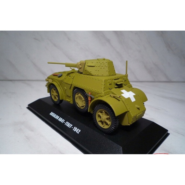 De Agostini Ansaldo AB-41 1942 katonai modell fém 1:48