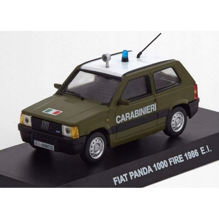 De Agostini Fiat Panda 1000 Fire 1986 fém autómodell 1:43