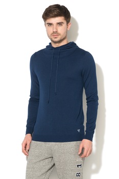 Guess, Bluza cu maneci lungi, Albastru inchis, XL Guess, Bluza cu maneci lungi, Albastru inchis, XL