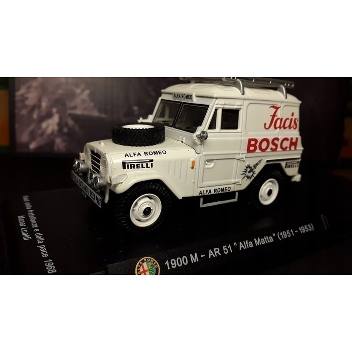Modell fém Alfa Romeo 1900M AR51 Alfa Matta Ixo 1:43