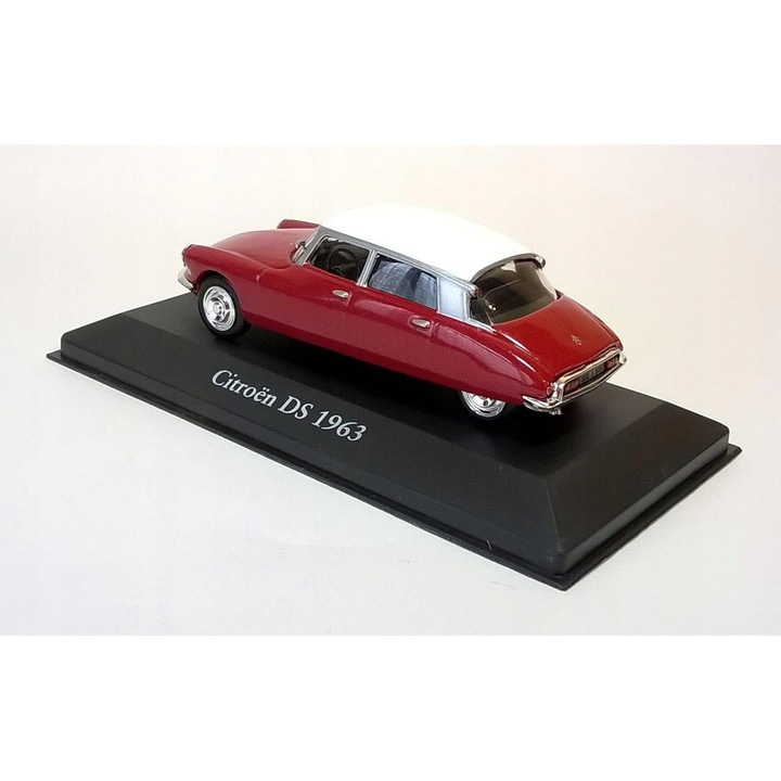 Citroen DS kétszínű autómodell 1963 Atlas 1/43 fém dobozban
