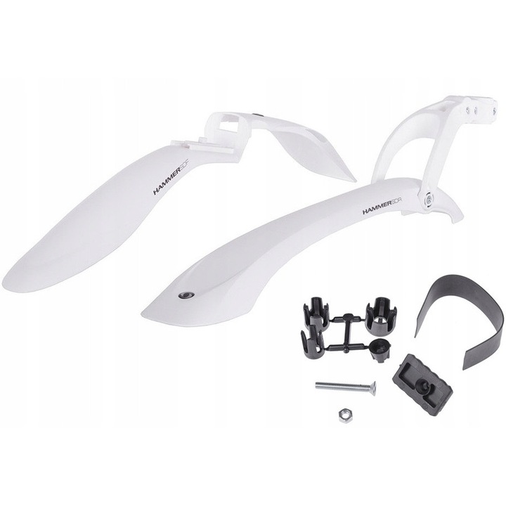 Set aparatori noroi Simpla Hammer 1, alb, 55.5x48.5cm, universal 24-29"
