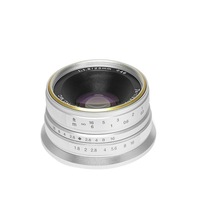 Obiectiv manual 7Artisans 25mm F1.8 gri pentru Sony E-mount