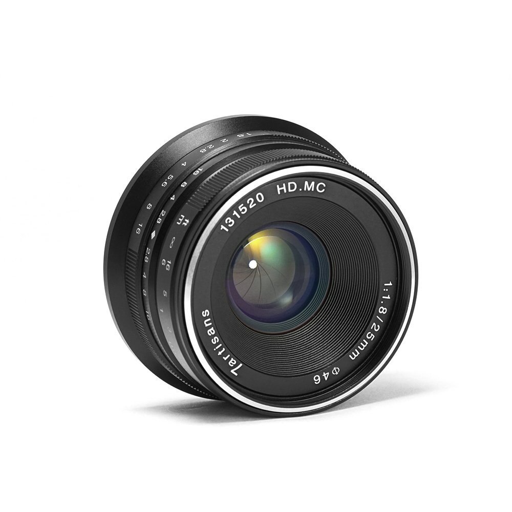 Obiectiv 7Artisans 25mm F1.8 negru pentru Canon EOS-M