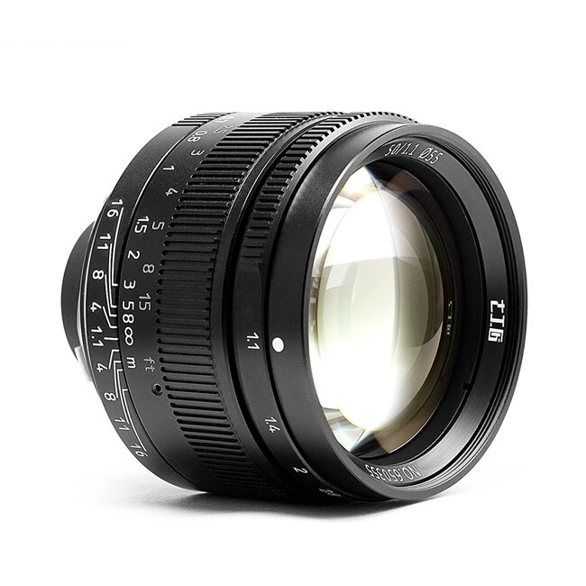 Obiectiv 7Artisans 50mm F1.1 negru pentru Leica M-mount