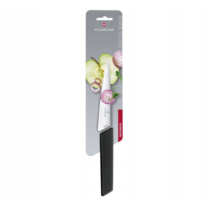 Cutit universal Victorinox Swiss Modern, negru, 15cm, 71g