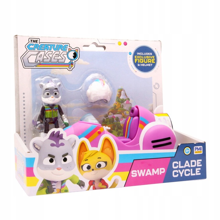 Фигурка PMI The Creature Cases Clade Cycle с каска, комплект, многоцветна, 3+ години