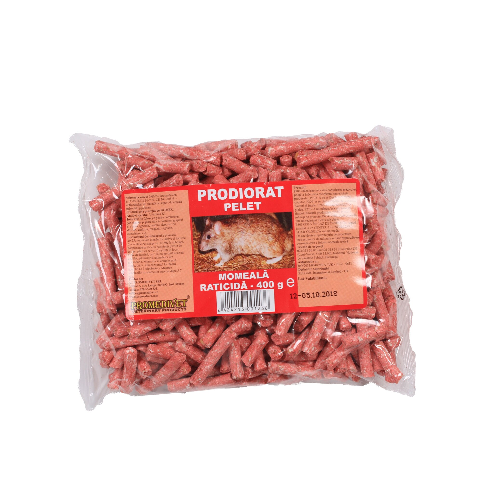 Rodenticid Prodiorat Pelet 400 g
