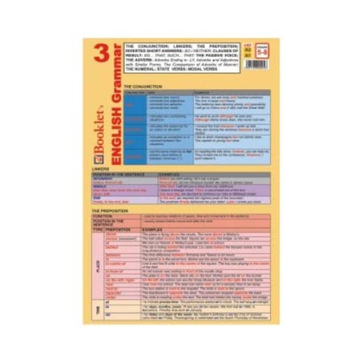 Pliant Booklet's English Grammar 3 - A1-A2
