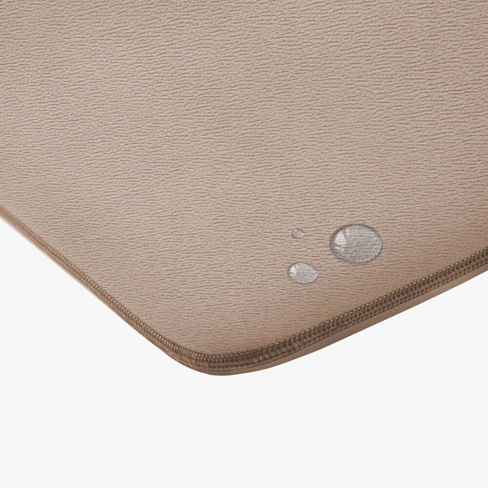 Uniq, husa pentru laptop din material sintetic texturat, rezistenta la apa, Cyprus Sleeve MJX9KCZG4Z942, bej nud, 14 inch (35,6 cm)