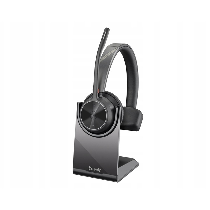 Set casti mono Poly Voyager 4310 negru 155x166x67mm