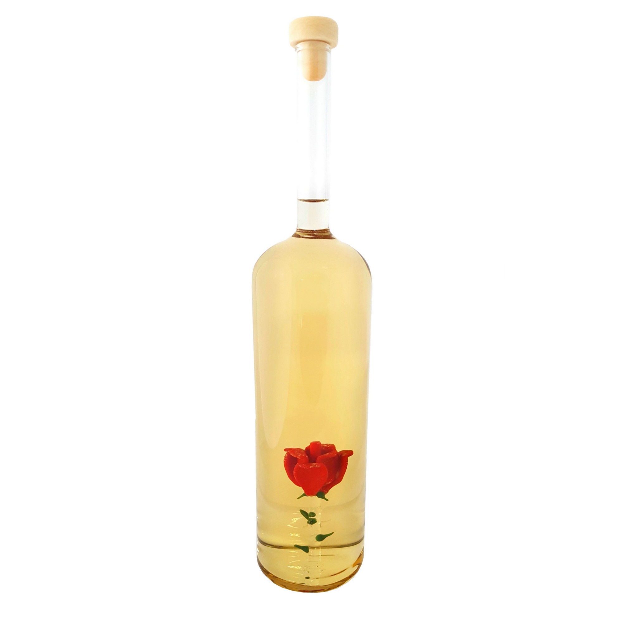 Rachiu de fructe in cilindru cu trandafir 500ml