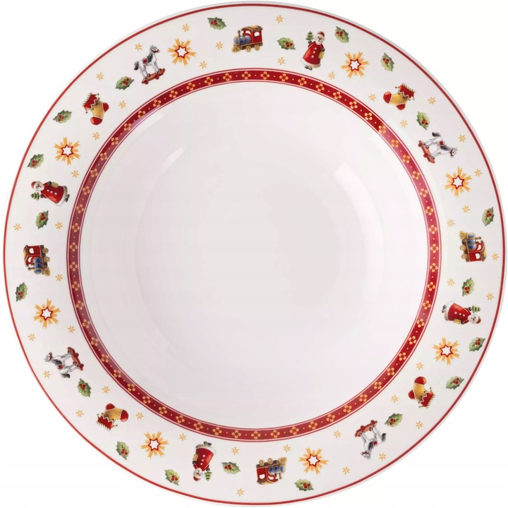 Villeroy & Boch Toy's Delight mélytányér, fehér, 23x4,5cm