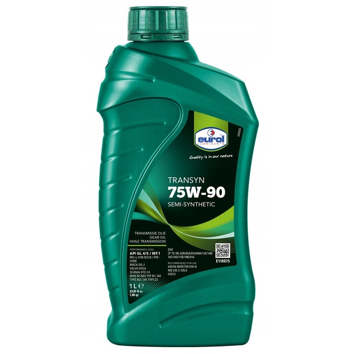 Ulei cutie viteze Eurol Transyn 75W-90 sintetic 1L