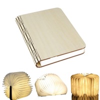 Book Lamp-Lampa LED ,Carte Lumina de Veghe,Magnet, Portabila, din Lemn, Reincarcabila