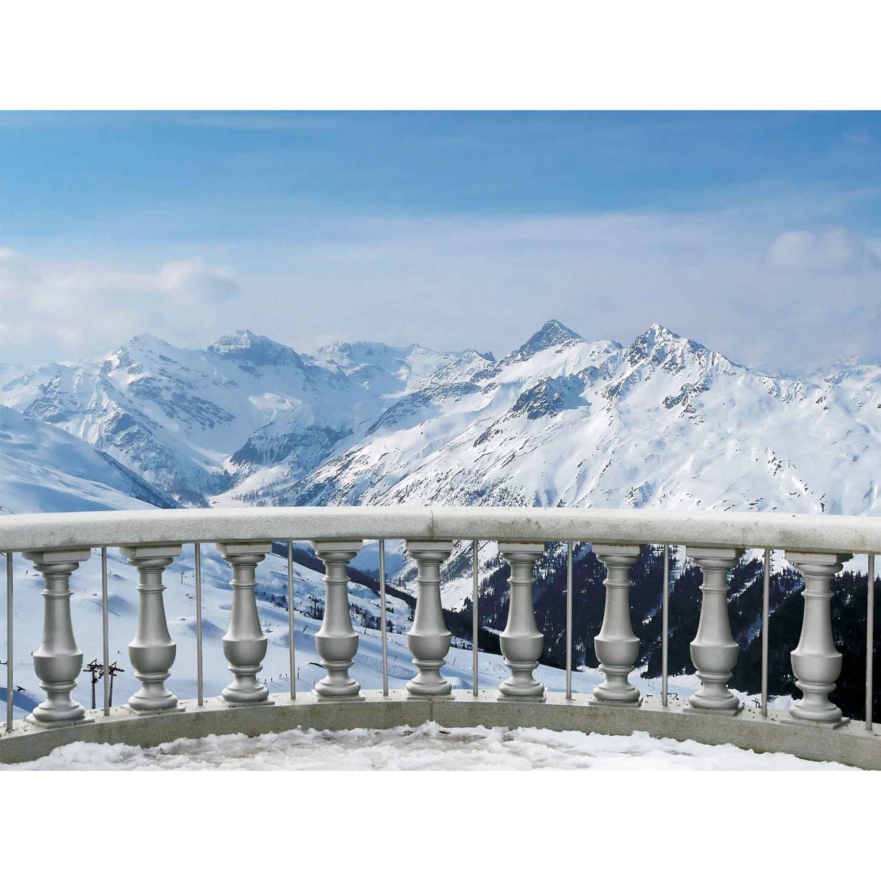 Fototapet DEGRETS 83683 Panorama in munti 184x254cm