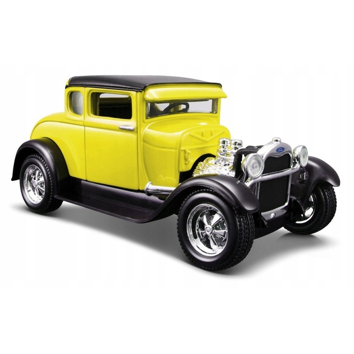 Modell Ford A 1929 Maisto 1:24 sárga fém-műanyag