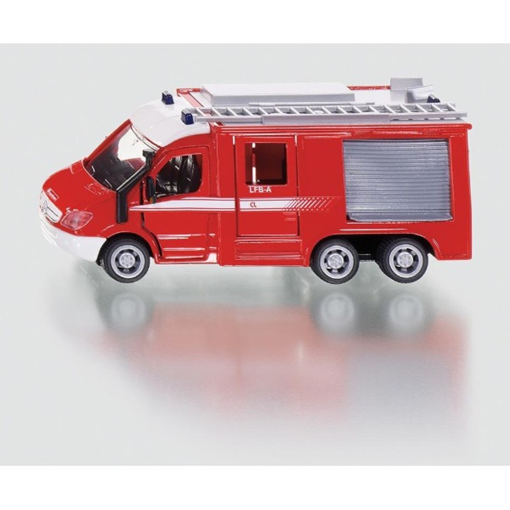 Mercedes Sprinter 6x6 tűzoltóautó Siku 1:50 piros