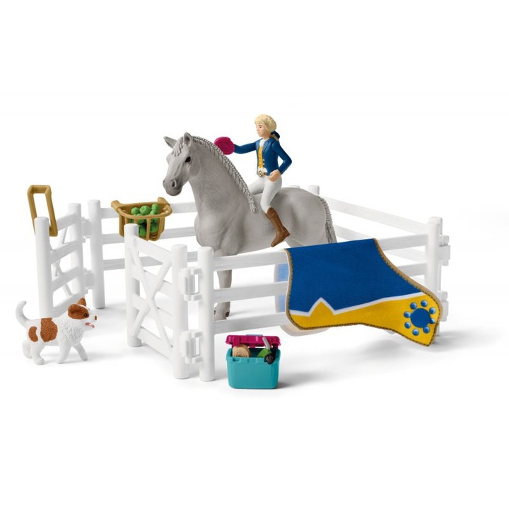 Комплект фигурки Schleich Horse Club конно шоу многоцветен 30x20x15см