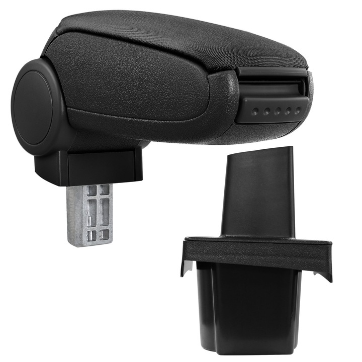 Cotiera pentru Skoda Octavia 2 II (02.2004-06.2013 ), marca AVR®, negru, capac material textil