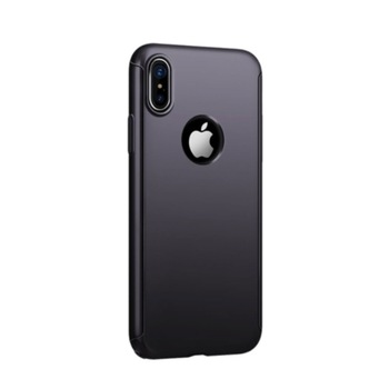 Husa JOYROOM 360, Fullcover, iPhone X, Negru Husa JOYROOM 360, Fullcover, iPhone X, Negru