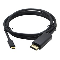cablu convertor usb-c 31 type c la displayport compatibil laptop apple macbook pro  air telefon samsung s8 s9 note 9 huawei 4k x 2k lungime 3m cubis imagen 37_0_
0