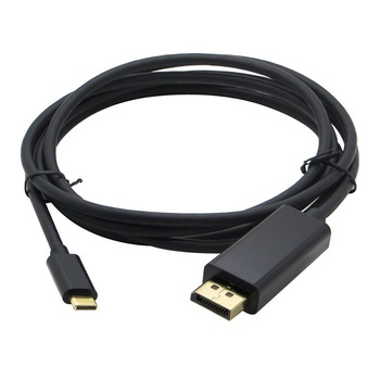 Cablu convertor USB 3.1 Type C la Displayport DP pentru laptop, telefon, 3D 4Kx2K, 1.8m Cablu convertor USB 3.1 Type C la Displayport DP pentru laptop, telefon, 3D 4Kx2K, 1.8m