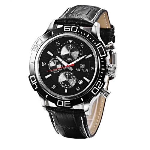 Ceas Megir,Analogic,Functie Calendar,Rezistent Apa,Indicatoare Luminescente