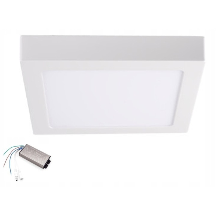 Plafon LED LED 18W modul 2H alb 215x215x35mm 4000K