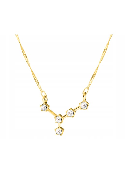Colier Larezo Rac argint 925 placat aur 24K 47x3cm