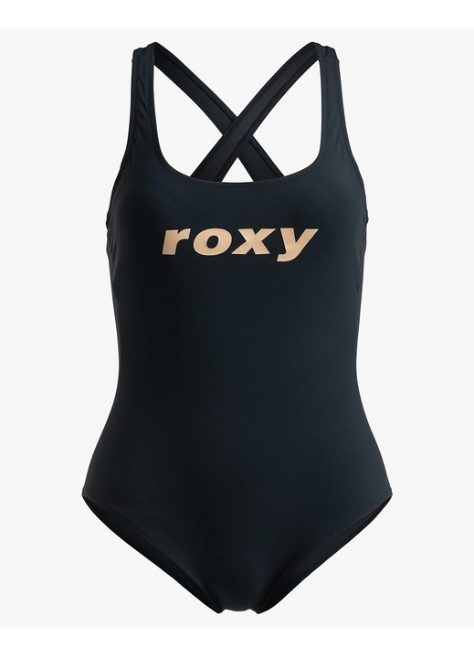ROXY Active Cross egyrészes fürdőruha, fekete, elasztán/nylon, XS INTL