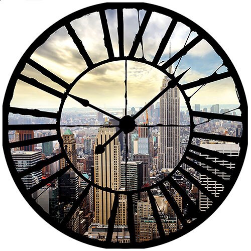 Fototapet DEGRETS 83701 Ceasuri Din departare 208x208cm Vlies