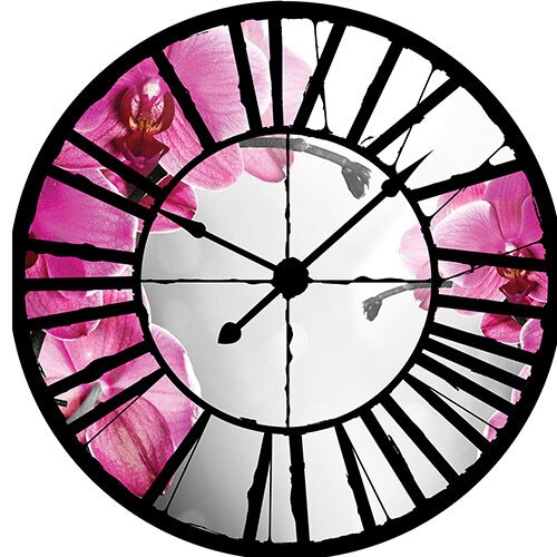 Fototapet DEGRETS 83702 Ceasuri Orhidee 208x208cm Vlies