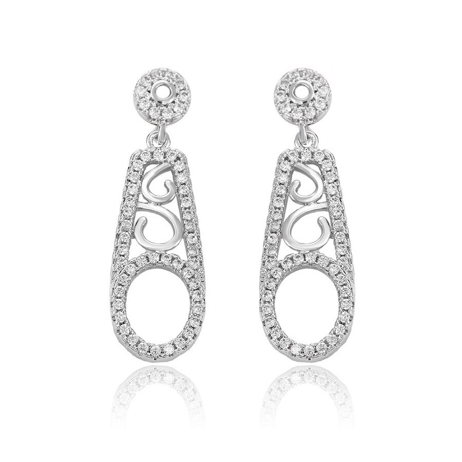 Cercei placati cu aur Elegance