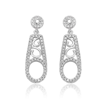 Cercei placati cu aur Elegance Cercei placati cu aur Elegance