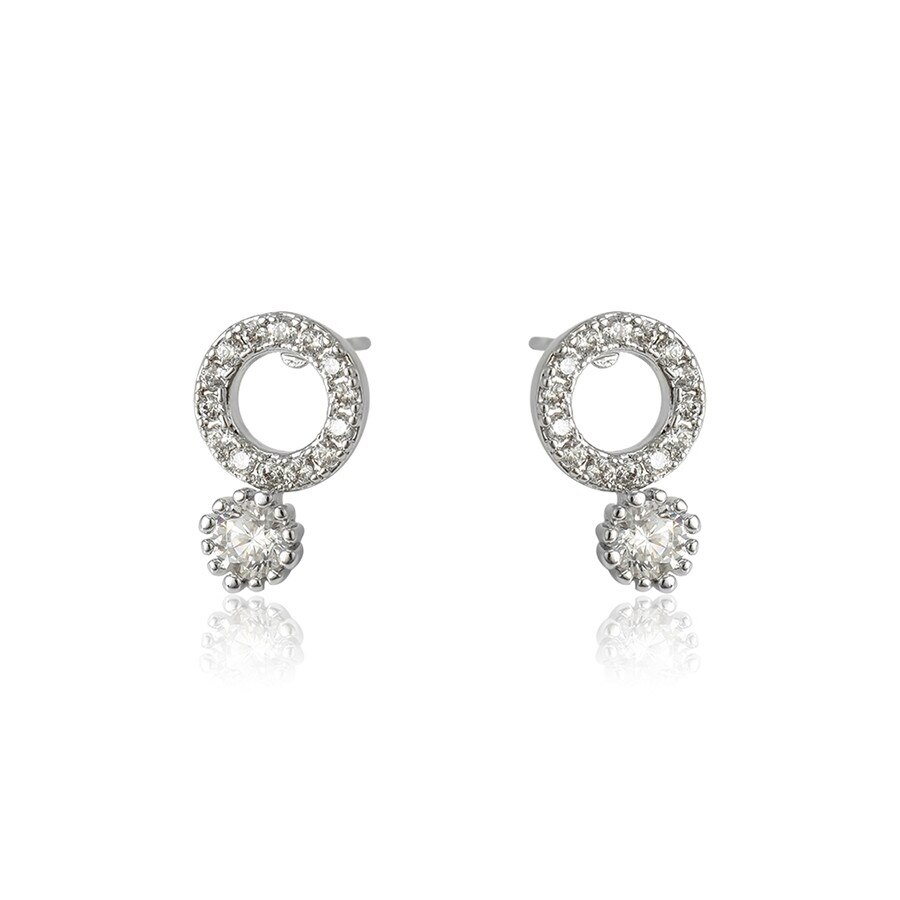 Cercei placati cu aur Circlet Drop®