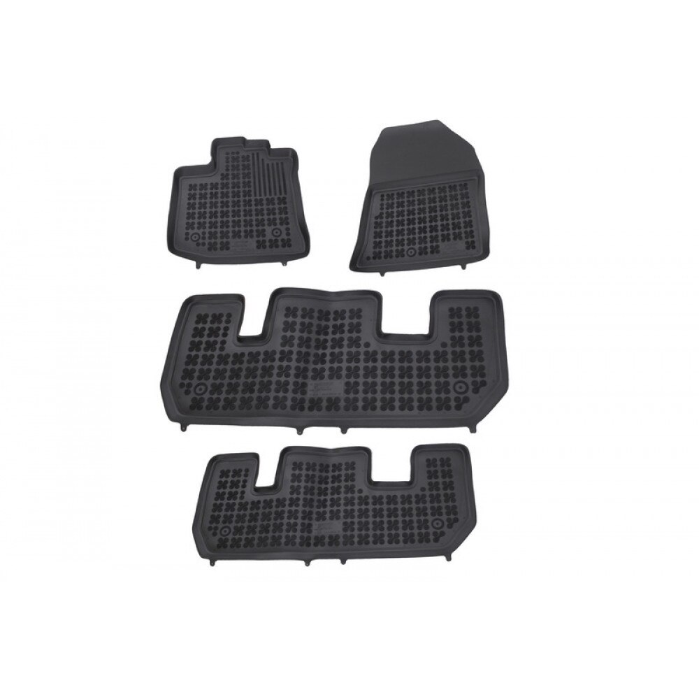Set Covorase Auto Negru din Cauciuc DACIA Lodgy 2012-